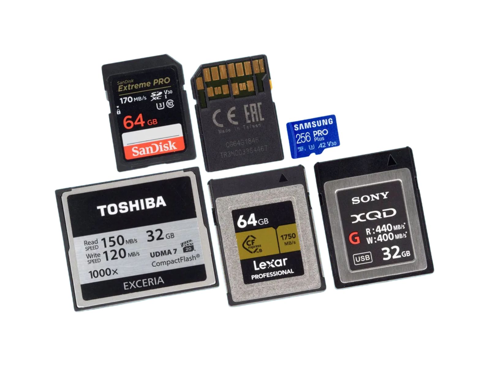 Mídia Mídias Flash (SD/CF/MicroSD)